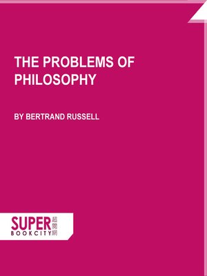 cover image of The Problems of Philosophy